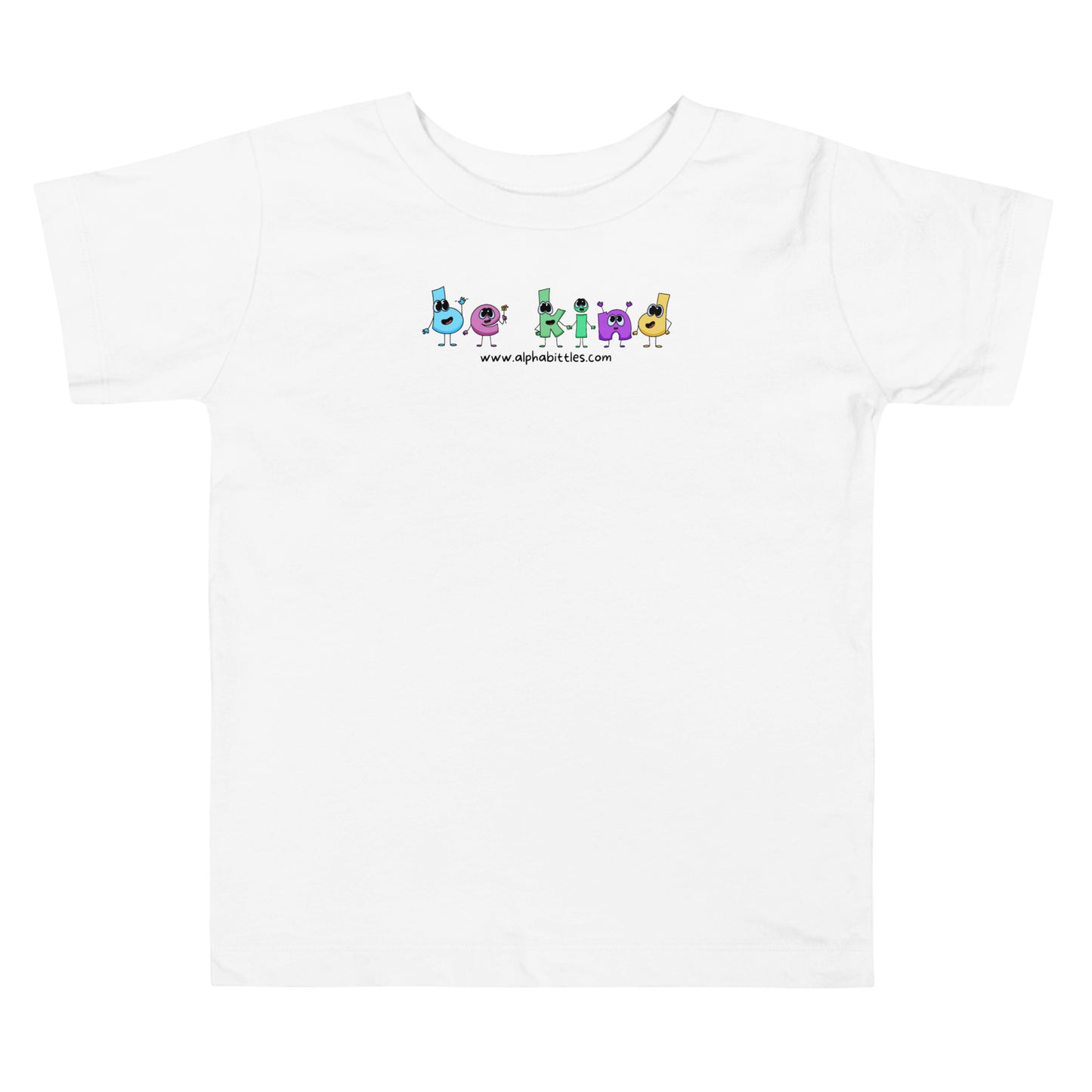 Alphabittles Be Kind Toddler Short Sleeve Tee