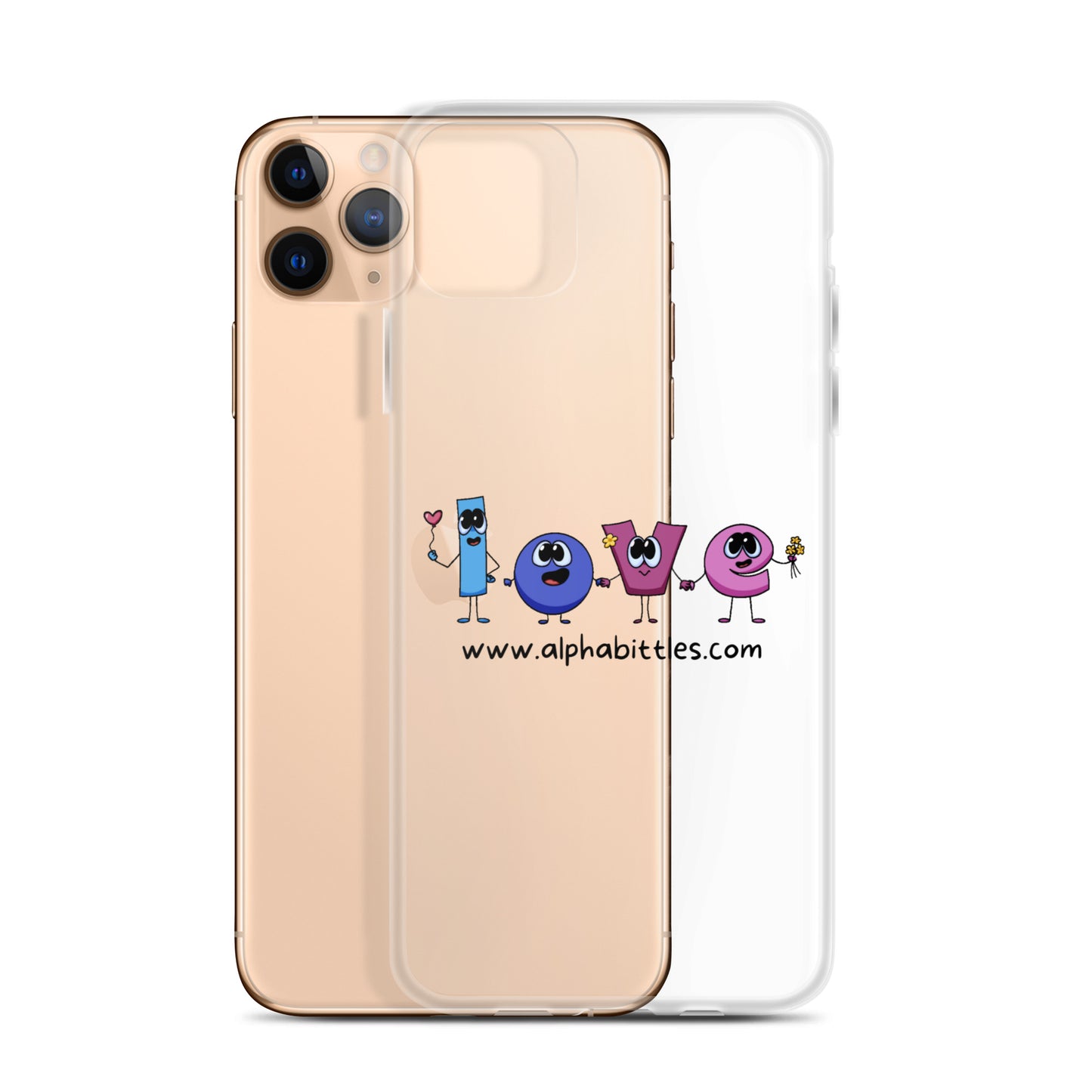 Alphabittles Love Clear Case for iPhone®