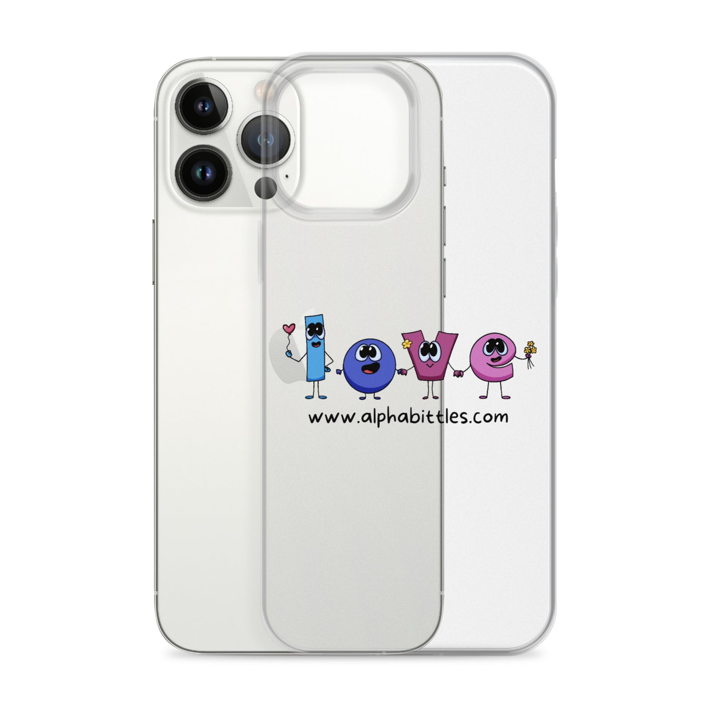 Alphabittles Love Clear Case for iPhone®