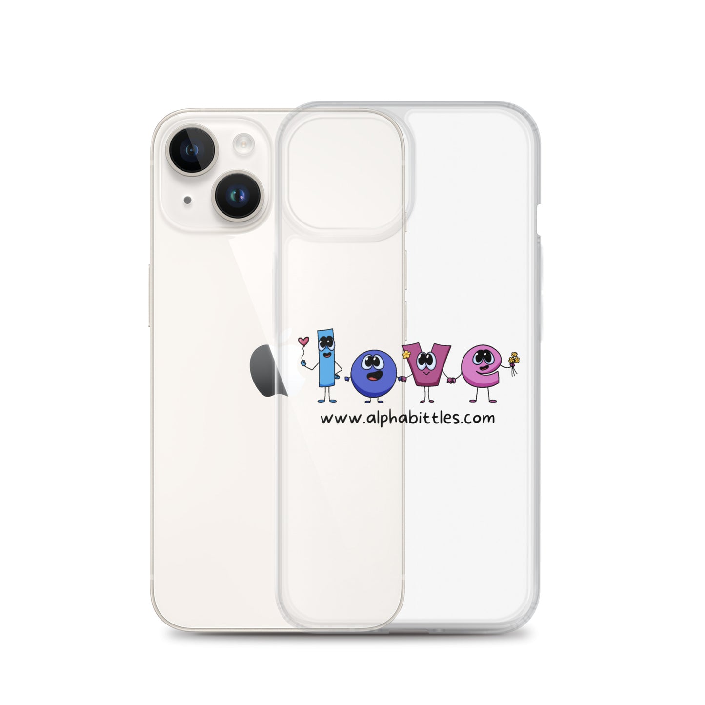 Alphabittles Love Clear Case for iPhone®