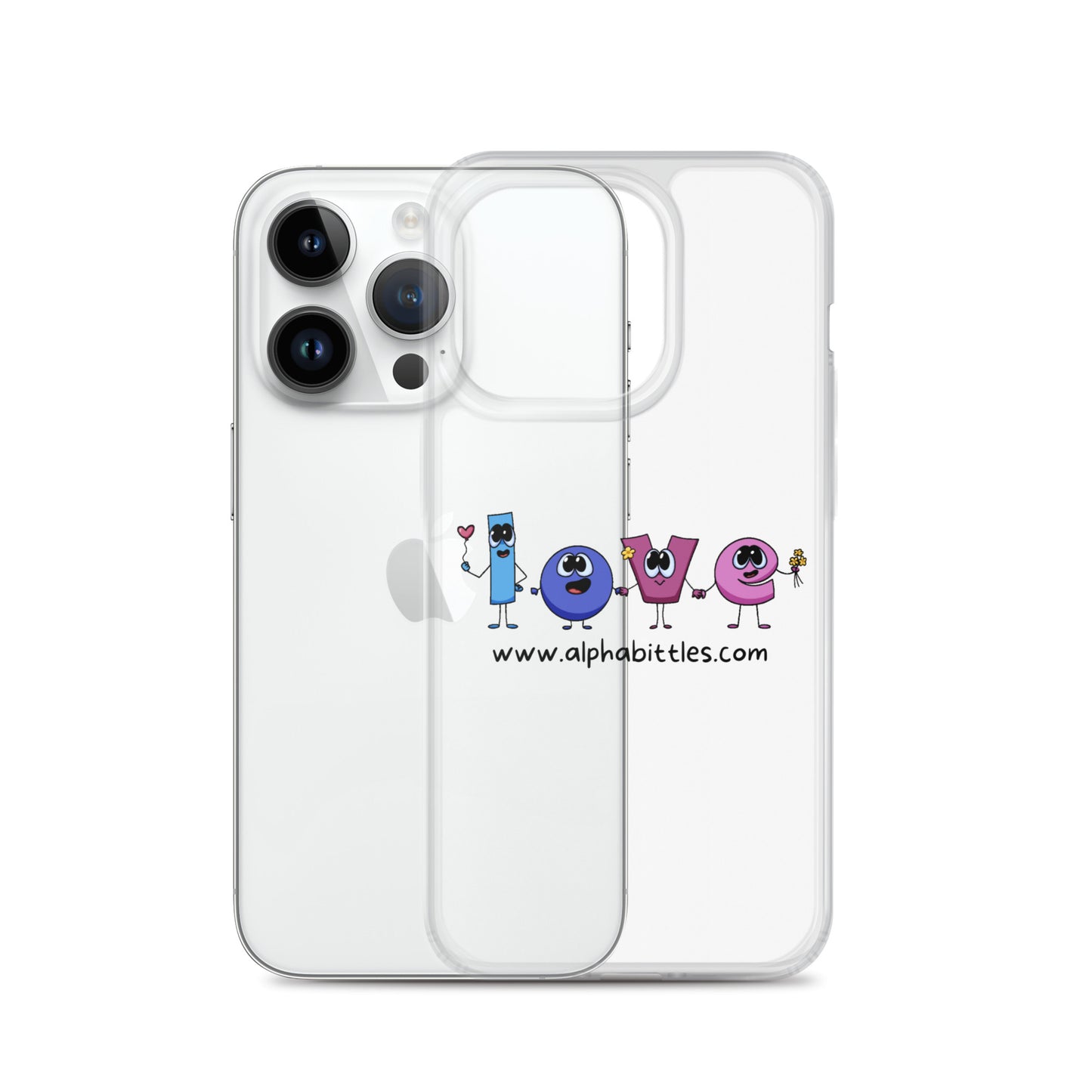 Alphabittles Love Clear Case for iPhone®