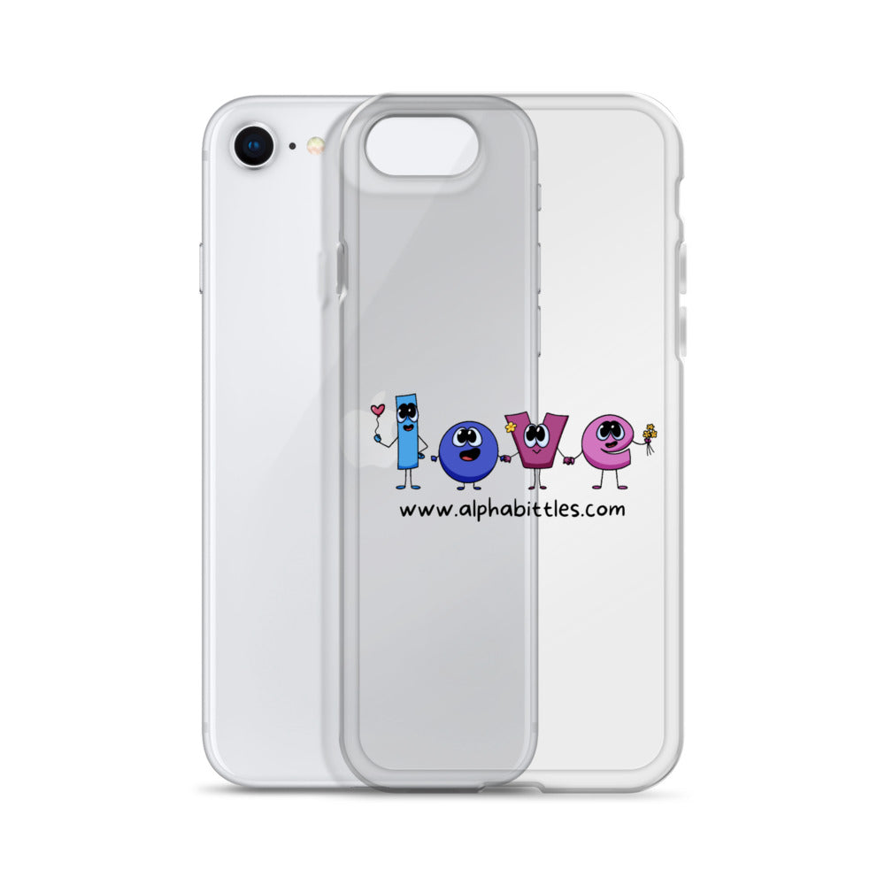 Alphabittles Love Clear Case for iPhone®