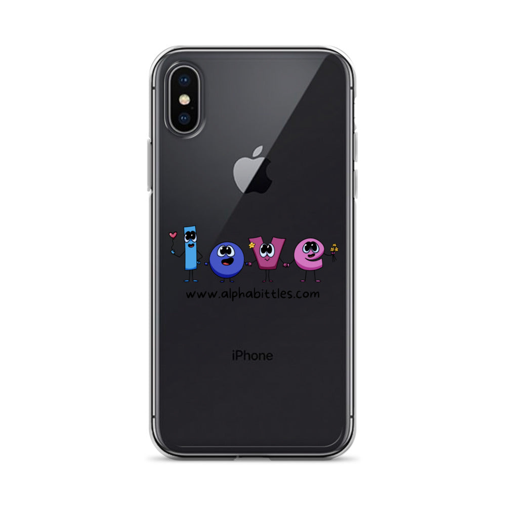 Alphabittles Love Clear Case for iPhone®