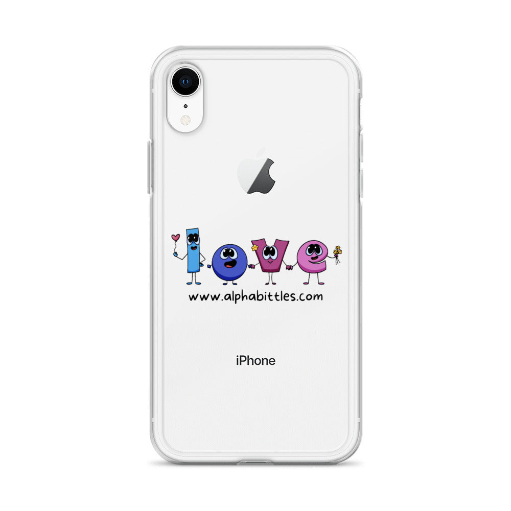 Alphabittles Love Clear Case for iPhone®