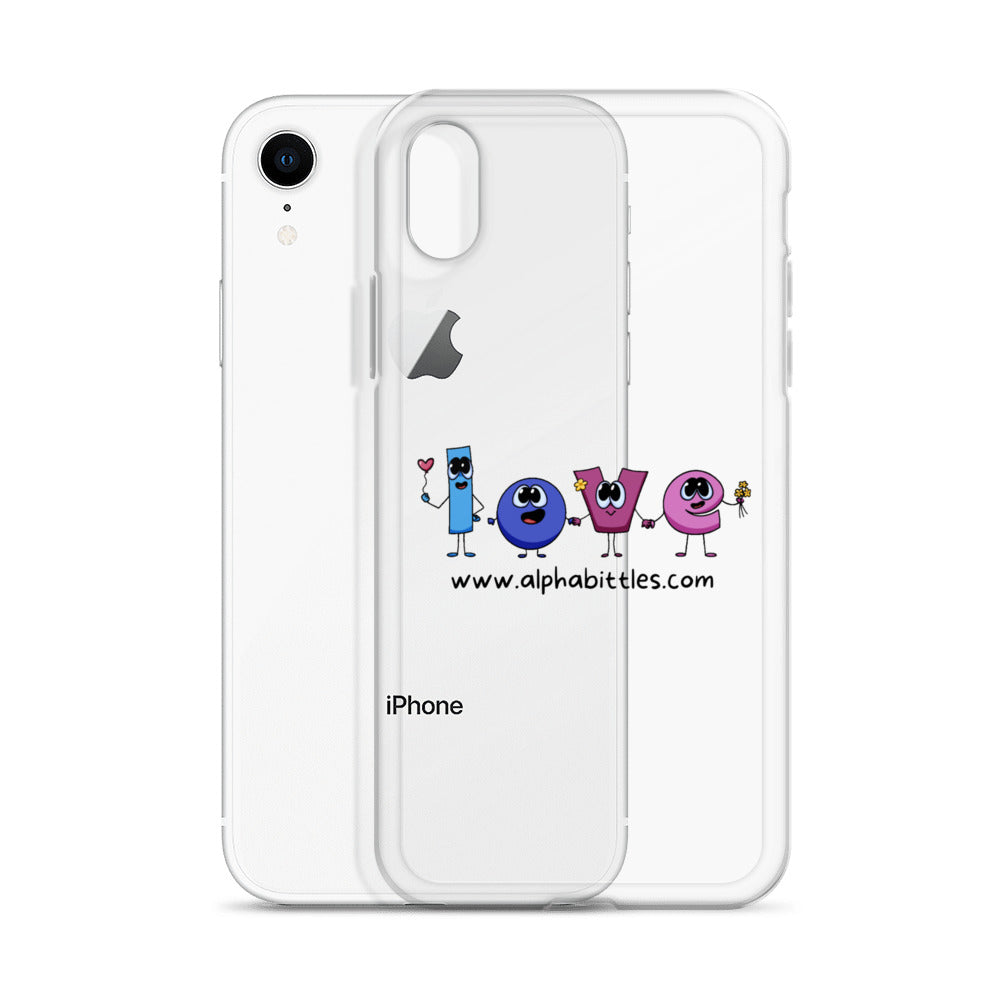 Alphabittles Love Clear Case for iPhone®